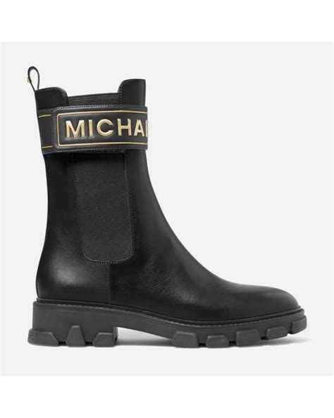 michael kors chelsea-boots ridley|michael kors leather sole boots.